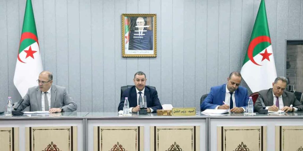 Réunion de coordination tenue le 19 mai 2025, le ministre des Transports, M. Alsaeed Sayoud