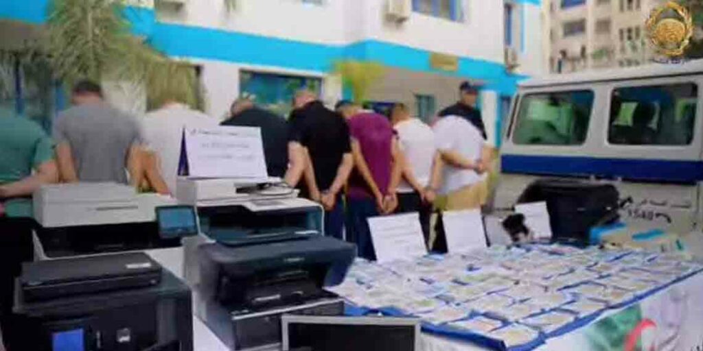 Euros en faux billets découvert en Algérie A Chlef