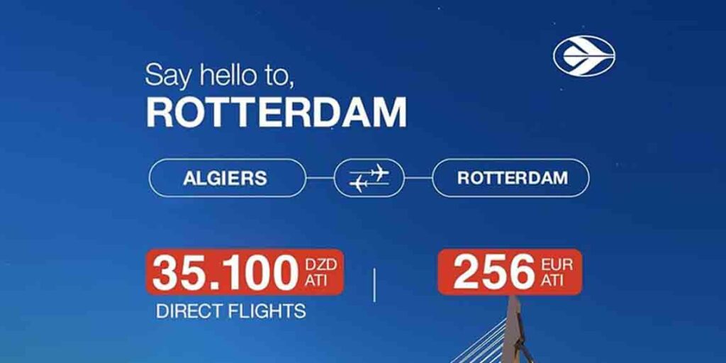 super promo Alger-Rotterdam avec Air Algérie