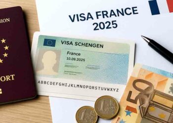 Le coût total d'un visa Schengen pour la France en 2025