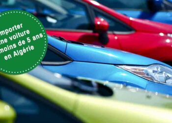 Importer une voiture de moins de 5 ans en Algérie