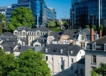Vue panoramique de la ville de Luxembourg, capitale du Grand-Duché de Luxembourg